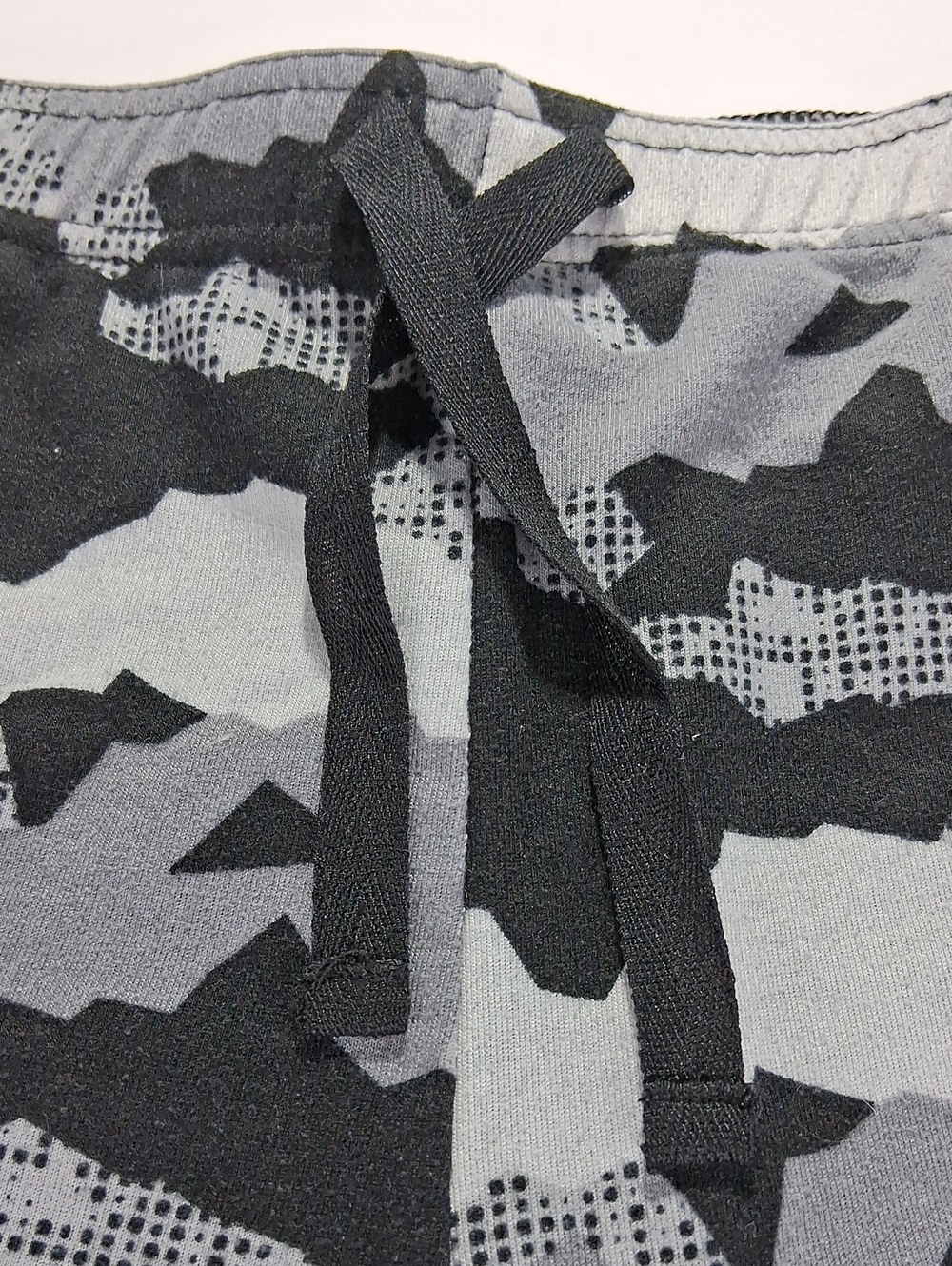 Boys Arizona Jean Co. Pajama Shorts Size Medium (10/12) Black and Gray Camo - Picture 3 of 4